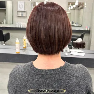 カラー Endearing 銀座/レイヤーカットのヘアスタイル