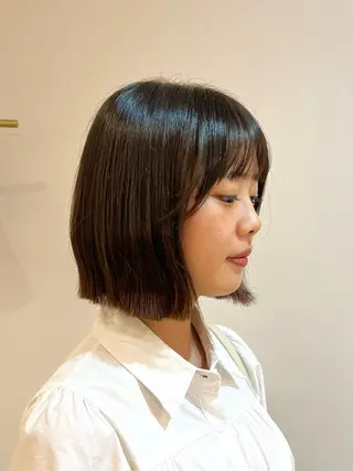 ミディアム カラー 艶カラー/透明感 /ヒグチアオイのヘアスタイル