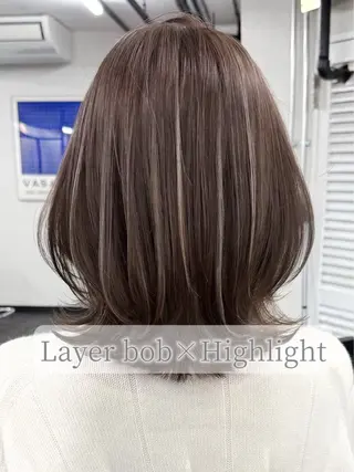 ミディアム 市毛 結菜のヘアスタイル
