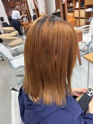 ミディアム 楠瀬 綾乃のヘアスタイル