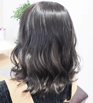 ミディアム カラー 土屋 貴章のヘアスタイル