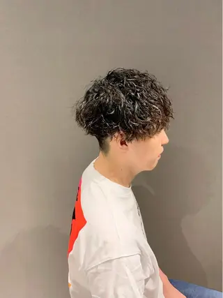 パーマ メンズ 深沢 秀のヘアスタイル
