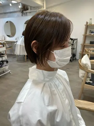 ショート 大迫 江梨のヘアスタイル