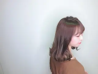 セミロング カラー Kou所属・💜髪質改善美髪💜 星野清光のヘアスタイル