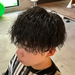 ミディアム 👑曲がる縮毛矯正 /パーマ👑ショウのヘアスタイル