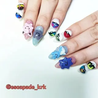 ミディアム ネイル クロキ 。のネイルデザイン