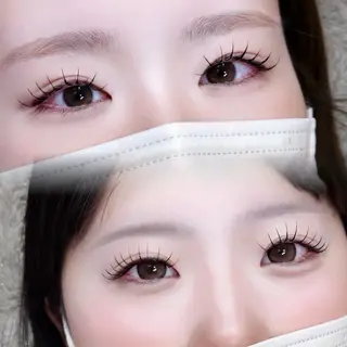 マツエク・マツパ 似合わせパーマ⟡束感 まつ毛⟡mia 🎀のマツエク・マツパデザイン