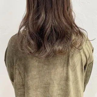 セミロング ヘアアレンジ 🫧透明感カラー/ ボブ/小笠原汐海🪽のヘアスタイル