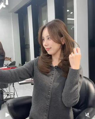 ミディアム 髪質改善VALETTE福岡天神所属・髪質改善/レイヤー /韓国ヘアNOBUのヘアスタイル