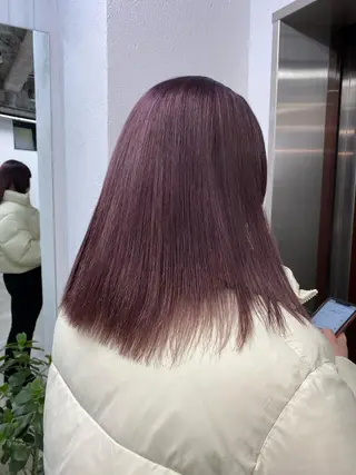 ロング カラー 韓国/ハイトーン/ ボブ🎀MIKU🎀のヘアスタイル