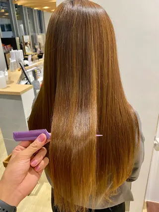 ロング 韓国風・ブリーチなし ・あり後藤　一斗店長のヘアスタイル