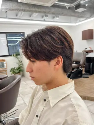 ショート カラー メンズ 🏆メンズヘア特化 🥇代表りんぺーのヘアスタイル