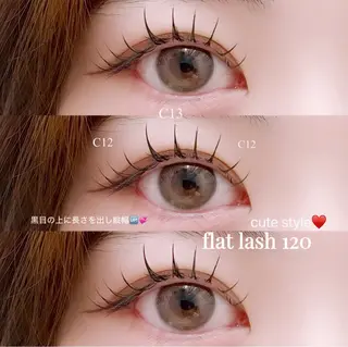 マツエク・マツパ Ren♡梅田┋束感 マツエク┋パリエクのマツエク・マツパデザイン