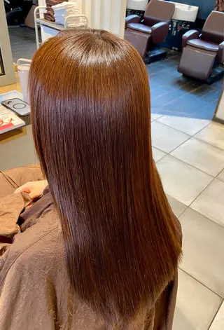 セミロング カラー パーマ 髪質改善特化/ 塩浦太朗のヘアスタイル