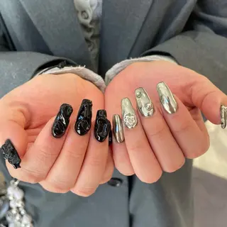 ネイル クルミ/ 💕ワンホンネイルのネイルデザイン