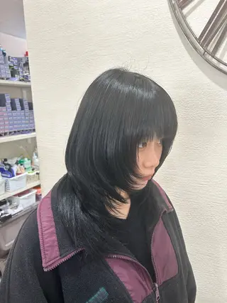 セミロング Lucir by aria所属・鈴木 海大のヘアスタイル