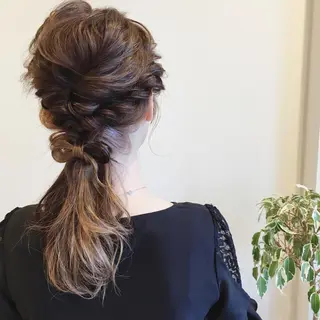 ヘアアレンジ hair_mellow所属・ゴトウ ノブヒトのヘアスタイル