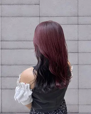 セミロング カラー ayano / 透明感・くすみカラーのヘアスタイル