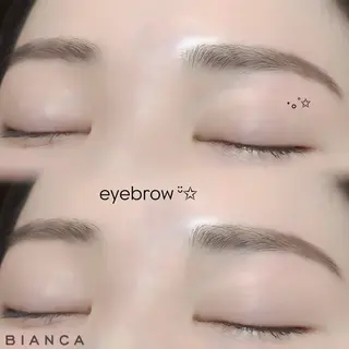 アイブロウ Bianca 関内 TAKATA ¨̮✩のマツエク・マツパデザイン