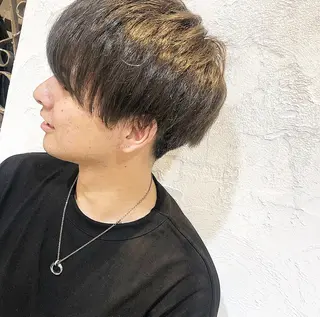 メンズ 圧倒的透明感カラー nana🦕のヘアスタイル