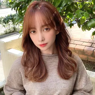 セミロング カラー 髪質改善くすみカラー 🍀/石川大輔のヘアスタイル