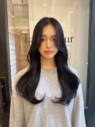 ロング La bonheur hair reve 池袋店所属・🐈‍⬛ マナカ🐈‍⬛のヘアスタイル