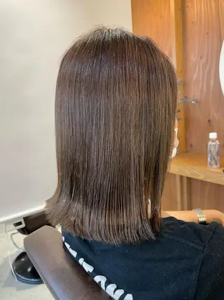 ミディアム 🫧縮毛矯正🫧ai hara🫧表参道のヘアスタイル