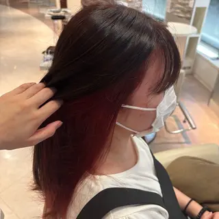 カラー レナークアリア 武田明花音のヘアスタイル