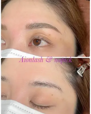 アイブロウ Aionlash 亜紀のマツエク・マツパデザイン