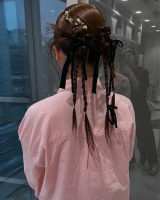 ヘアアレンジ ウルフカット／吉村 桃子のヘアスタイル