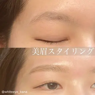 アイブロウ WHITEEYE 🤍KANAの眉毛・アイブロウイメージ