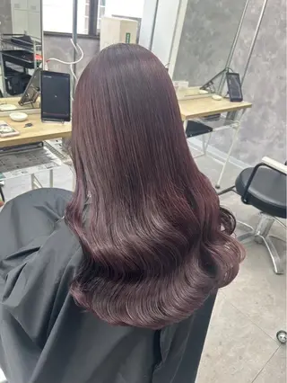 ロング カラー ヘアアレンジ メンズ のん🎀ハイトーン/ レイヤーカット🐳のヘアスタイル