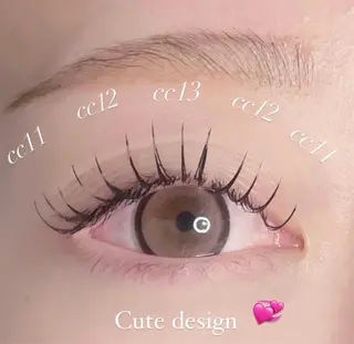 マツエク・マツパ eyemor. 志段味店 吉川のマツエク・マツパデザイン