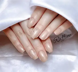 ネイル RAFFINE 月🦋🩵のネイルデザイン