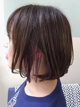 ミディアム カラー mateca・hair所属・林 真之介のヘアスタイル