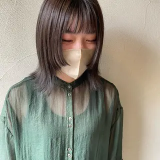 ミディアム カラー 🌷nanase🌷 gally hairのヘアスタイル