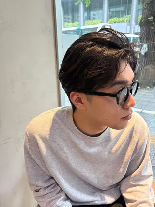 ショート パーマ メンズ 似合わせ🌿 AYAKAのヘアスタイル