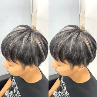 カラー メンズ MEN'S/パーマ/ ハイトーン🎨英吉のヘアスタイル