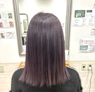ミディアム カラー 堀川 希歩のヘアスタイル