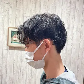 ミディアム パーマ メンズ ツイスパ/メンズ特化 🦋𝑺𝑶𝑵𝑬のヘアスタイル