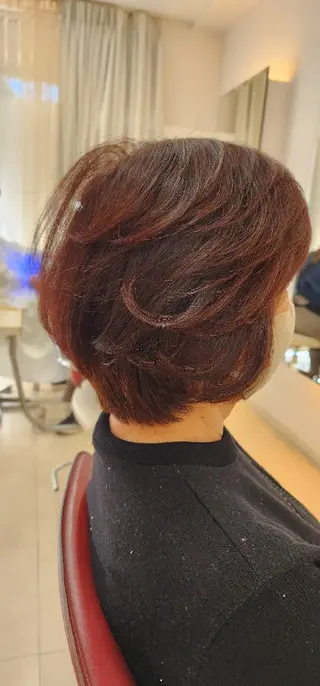 ミディアム カラー hairmake Juinのヘアスタイル