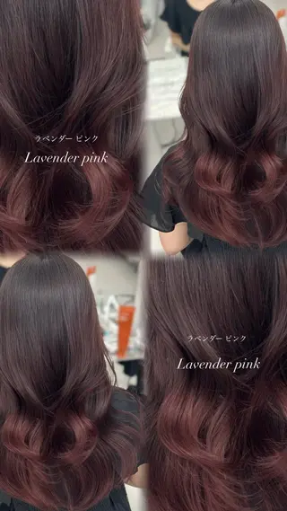 ロング カラー 韓国ヘア/顔周り ヘアセット/加藤優里のヘアスタイル