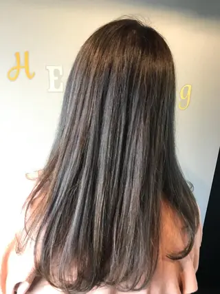 セミロング カラー ハイライト/髪質改善 ans/黒木 和大のヘアスタイル