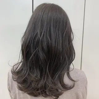 セミロング カラー ayaka 大宮のヘアスタイル