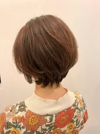 ショート カラー 長谷川 湧のヘアスタイル