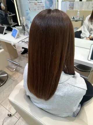 セミロング カラー 波巻パーマ/毛流れ パーマ☘️りゅうせいのヘアスタイル