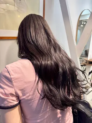 ロング カラー 透明感カラー/ハイト ーン/メイク/umiのヘアスタイル