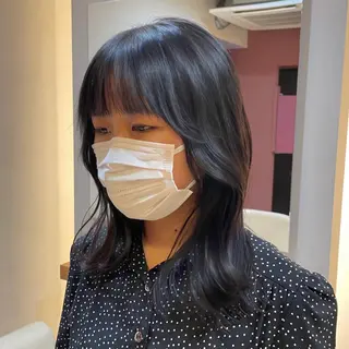 ミディアム カラー HARUKI MINATO Japan SENDAI所属・🌈【透明感・韓国 ヘア】がっきー🌈のヘアスタイル