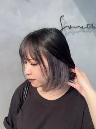 カラー Something RIHOのヘアスタイル