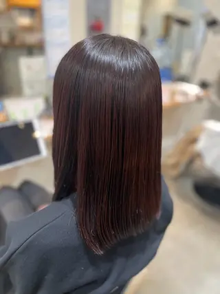 セミロング カラー momoka 女性限定のヘアスタイル